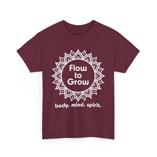 Vibe Flow Festival - Flow to Grow - Unisex Heavy Cotton Tee