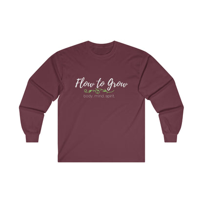 Flow to Grow vine - Ultra Cotton Long Sleeve Tee