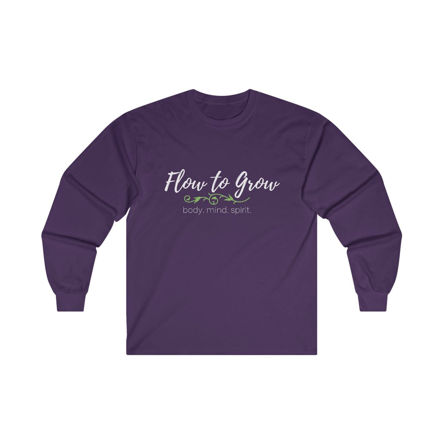 Flow to Grow vine - Ultra Cotton Long Sleeve Tee